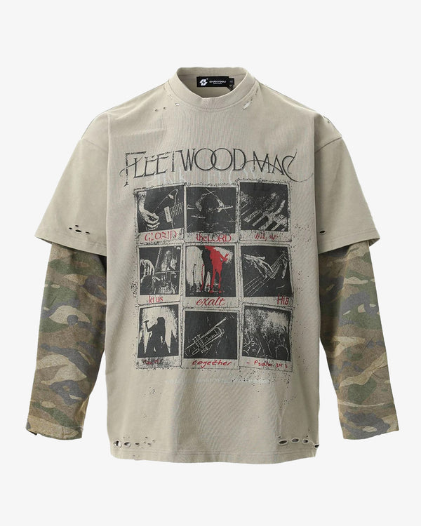 Fleetwood Mac Camo Long Sleeve T-Shirt