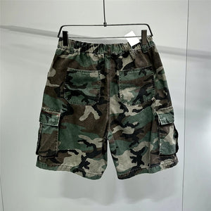 Tactical Camouflage Knee Length Shorts , - Streetwear Shorts - Slick Street