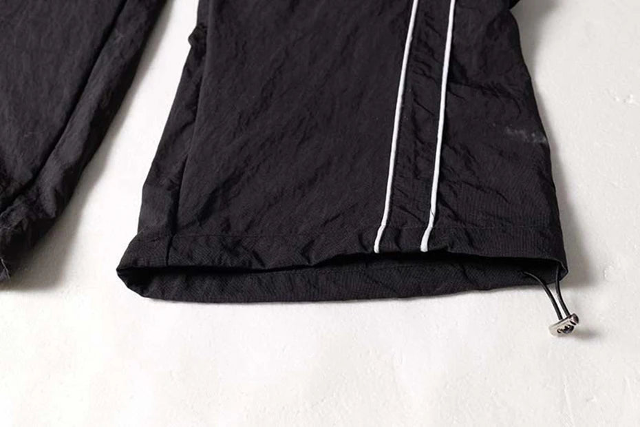 Baggy Stripe Cargo Joggers , - Streetwear - Slick Street