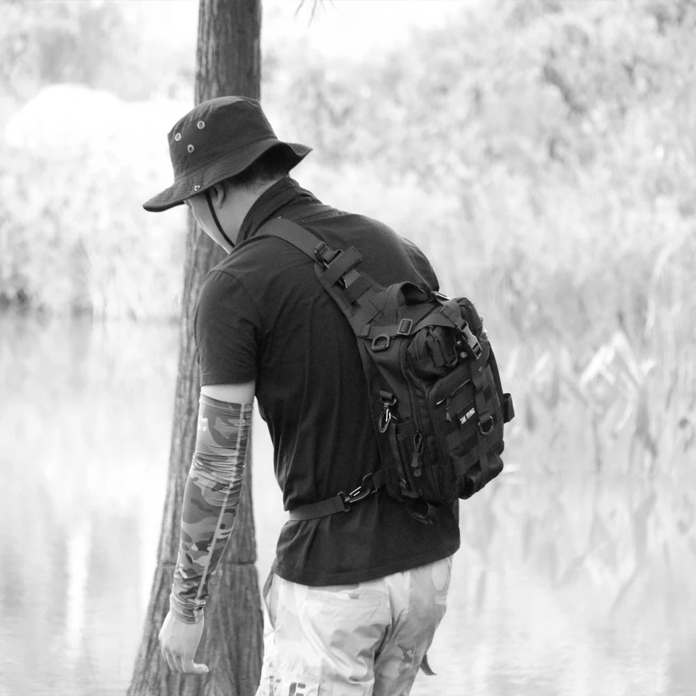 Multi Buckles Style Crossbody Bag , - Streetwear Bag - Slick Street