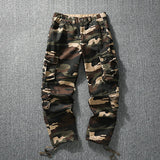 CA26 Tactical Camo Cargo Pants Camo Khaki, 29 - Streetwear Pants - Slick Street