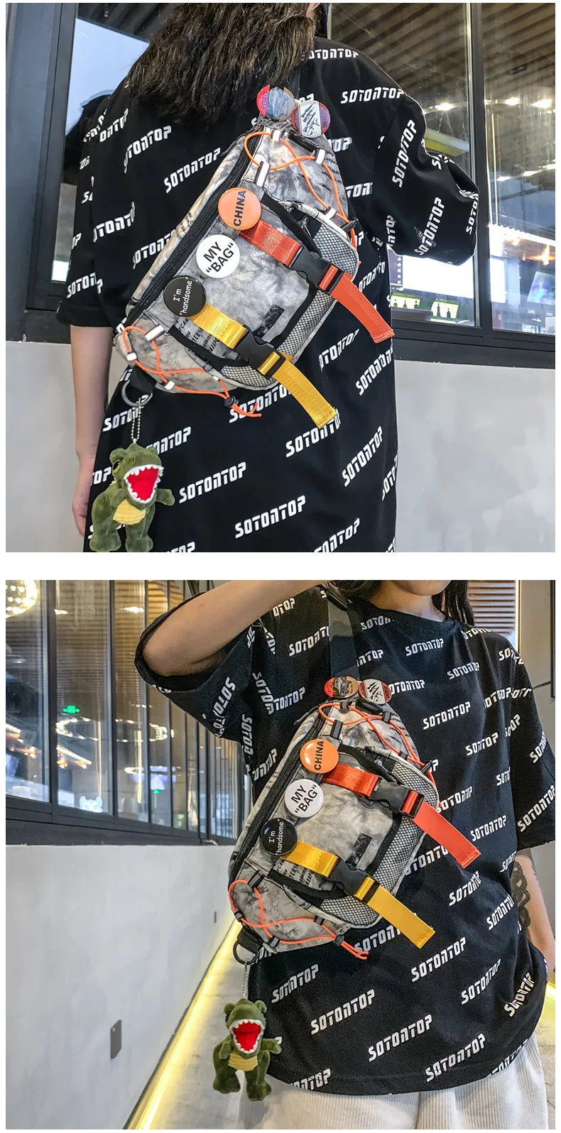 All Purpose Tie-Die Waist Bag , - Streetwear Bag - Slick Street