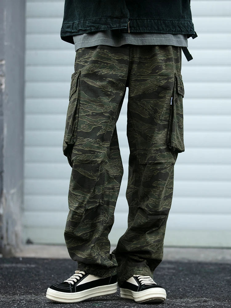 Camouflage Art Craft Cargo Pants , - Streetwear Pants - Slick Street