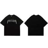 FUNKLANG Logo Casual T-Shirt Black, M - Streetwear T-Shirts - Slick Street