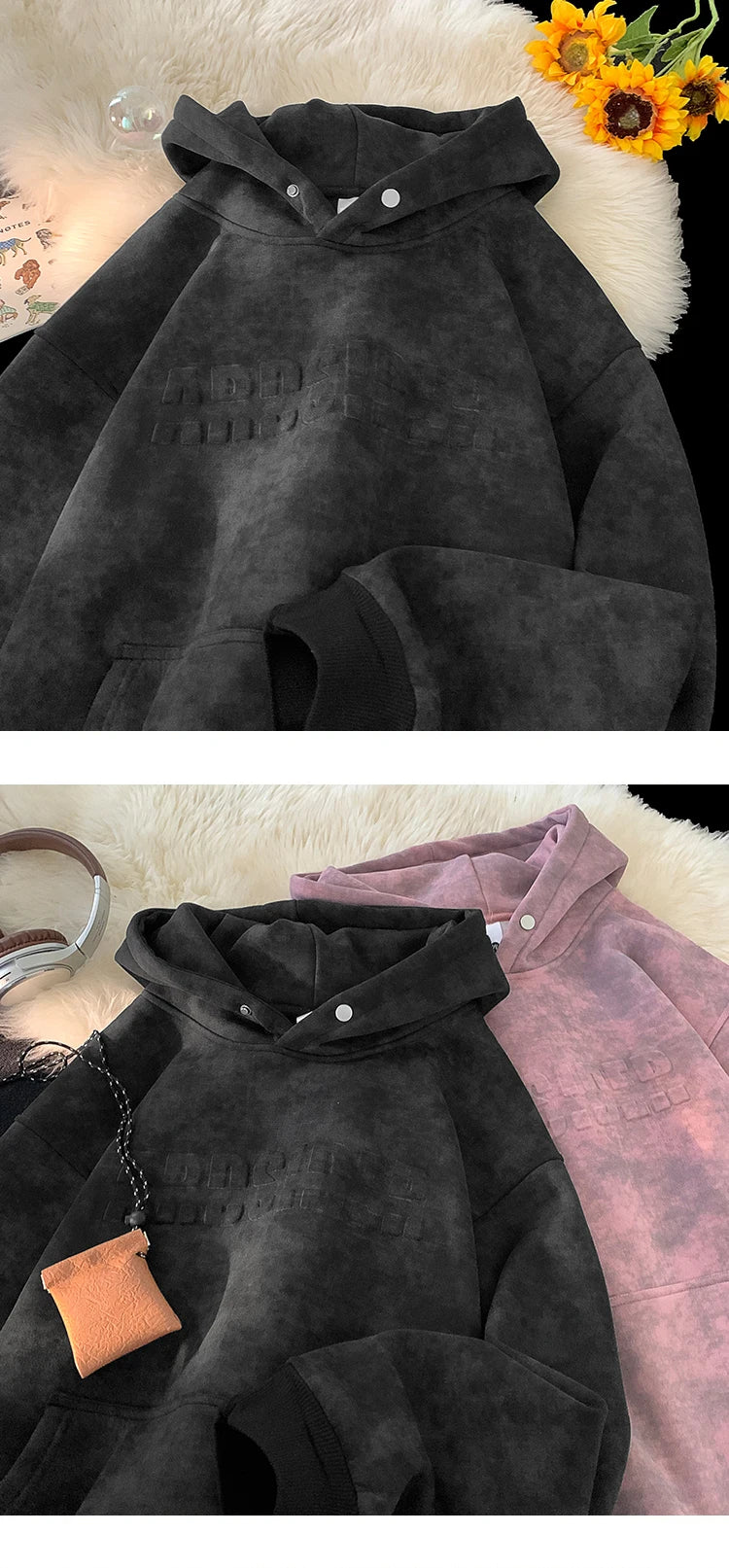 Tie-Dye Kangaroo Pocket Pullover Hoodie , - Streetwear Hoodie - Slick Street