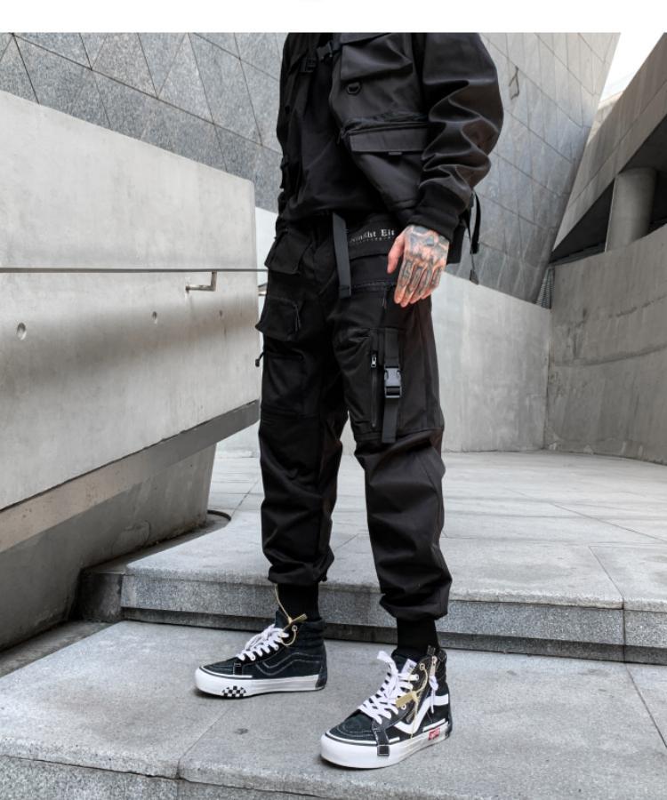 BLVCK A43 Tactical Cargo Pants ,  - Streetwear Cargo Pants - Slick Street