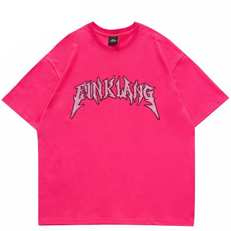 FUNKLANG Logo Casual T-Shirt , - Streetwear T-Shirts - Slick Street