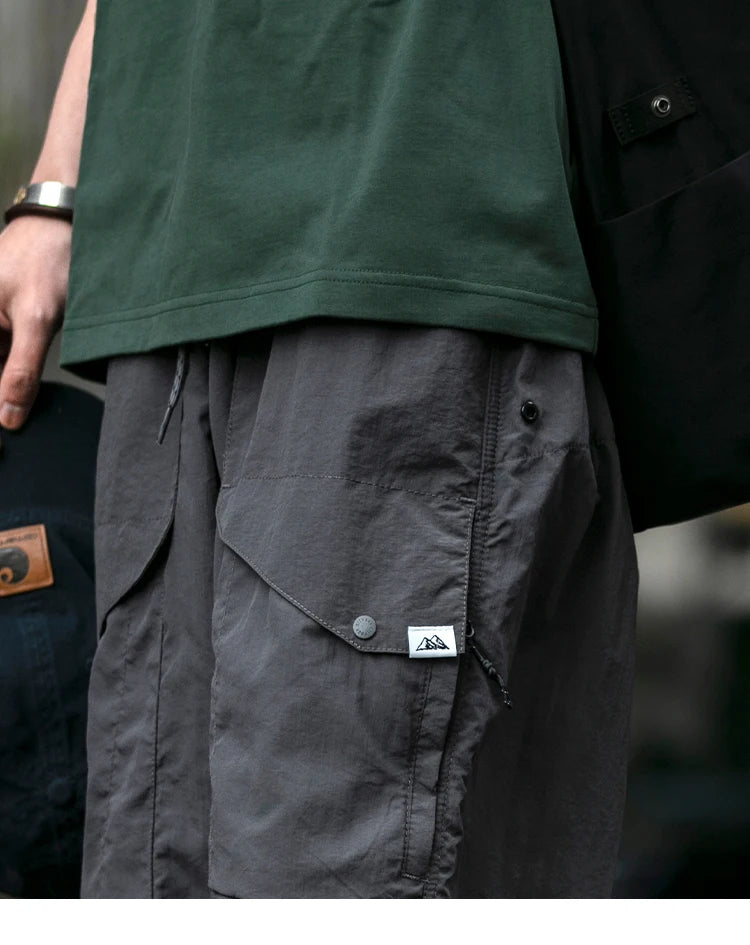 Waterproof Nylon Cargo Pants , - Streetwear Cargo Pants - Slick Street