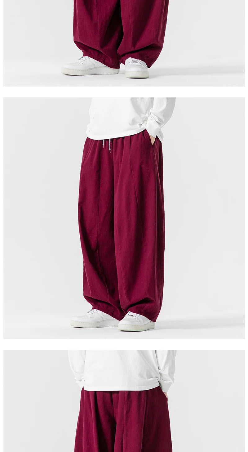 Lantern Loose Style Pants , - Streetwear Pants - Slick Street