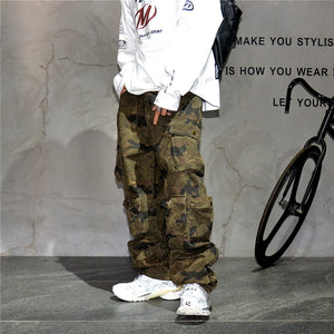 Jungle T24 Camo Cargo Pants , - Streetwear Pants - Slick Street