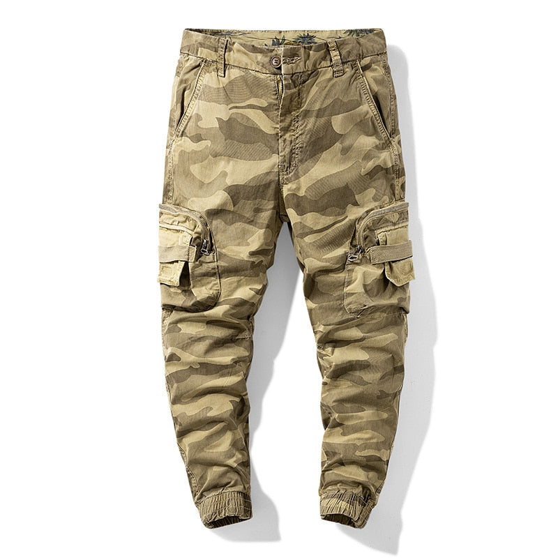 A1 Military Cargo Pants 28, Khaki - Streetwear Cargo Pants - Slick Street
