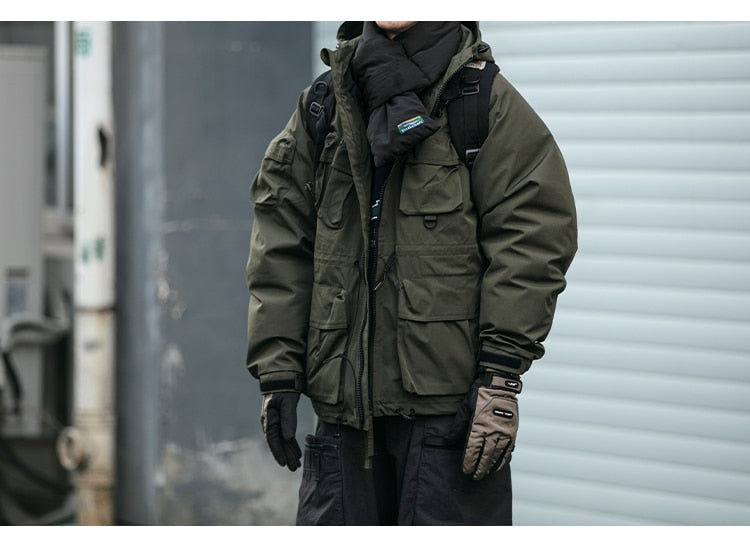 New Heights VA1 Hiking Multi-Pocket Puffer Jacket ,  - Streetwear Jacket - Slick Street