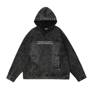 Vegorrs Garment Pullover Hoodie Black, XS - Streetwear Hoodie - Slick Street