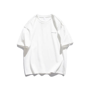 We lead, others copy© Casual Solid T-Shirt White, XXS - Streetwear T-Shirts - Slick Street