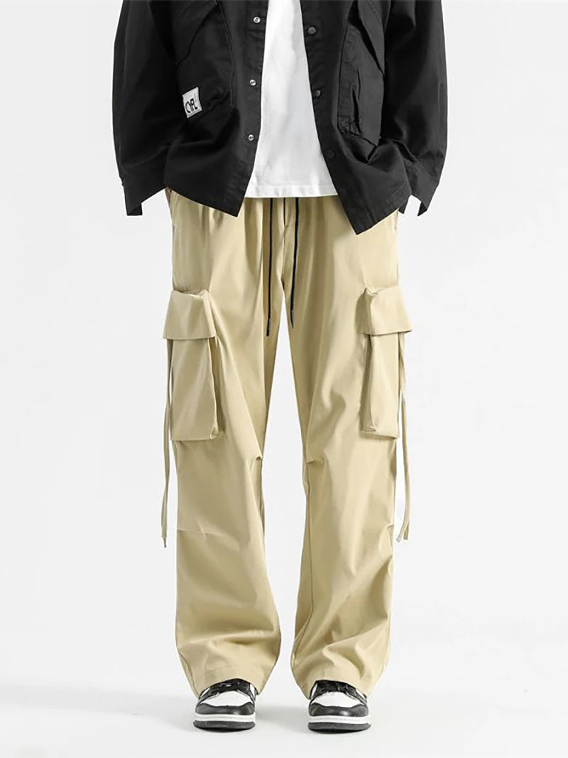 Y2K Streetwear Harem Straight Leg Pants ,  - Streetwear Pants - Slick Street