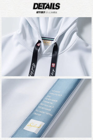 Double V Shape Pullover Hoodie , - Streetwear Hoodie - Slick Street