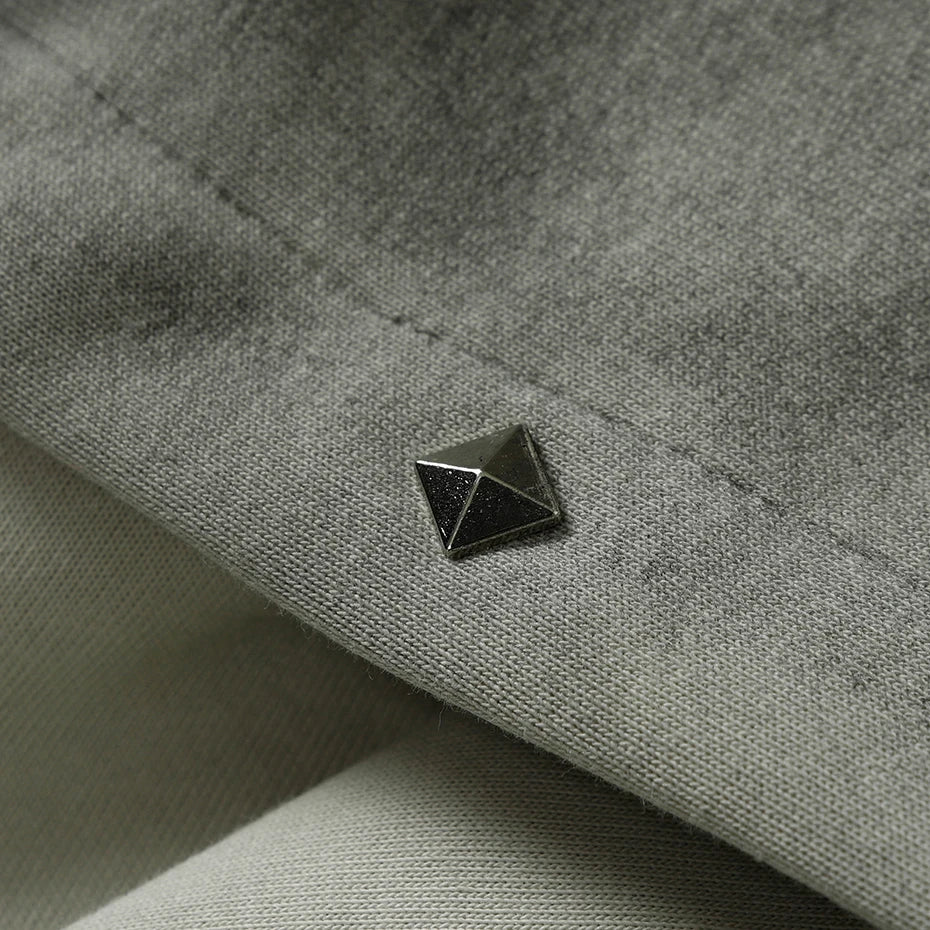 T2 Rivet Zipper Hoodie , - Streetwear Hoodie - Slick Street