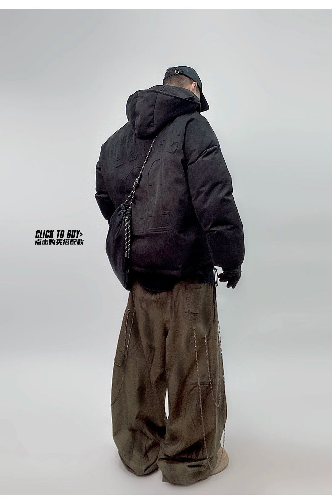 Green Color Full Length Baggy Pant , - Streetwear Pants - Slick Street