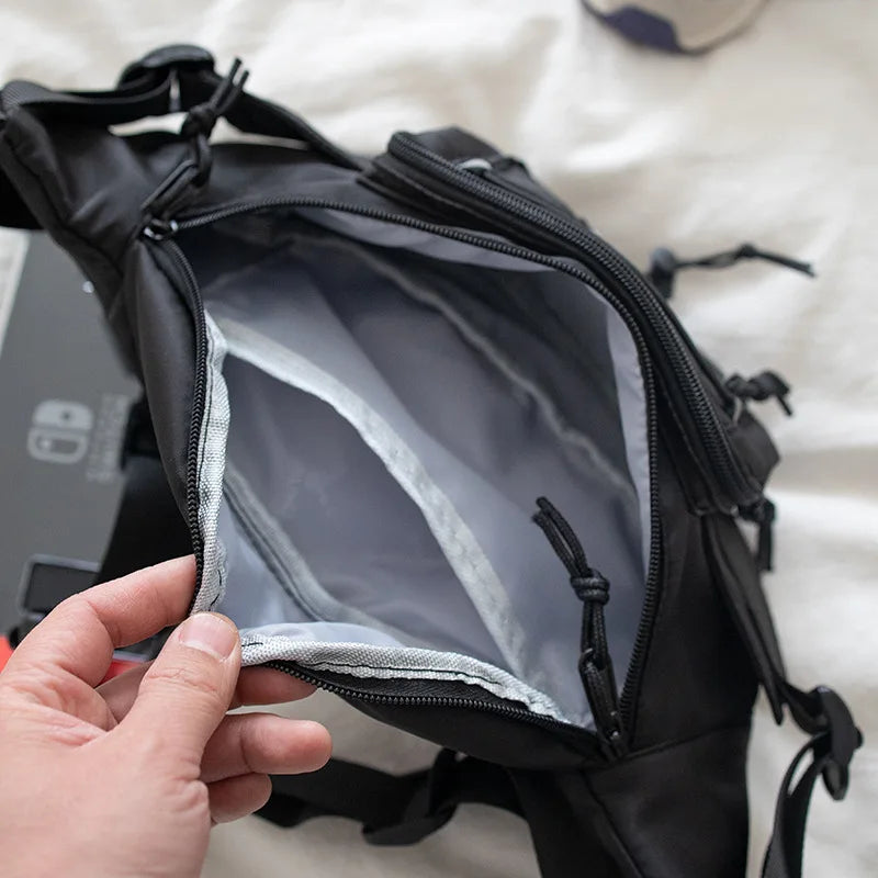 Power OFF Crossbody Bag , - Streetwear Bag - Slick Street