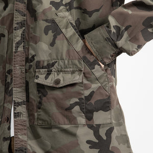 Classic Safari Camo Style Patch Pocket Jacket ,  - Streetwear Jacket - Slick Street