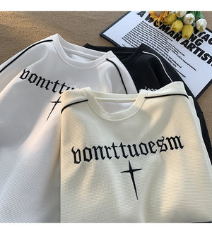 Embroidered Streetwear Vintage Sweater ,  - Streetwear Sweater - Slick Street