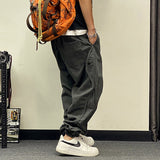 Washed Utility Panel Joggers Grey, XS - Streetwear Pants - Slick Street