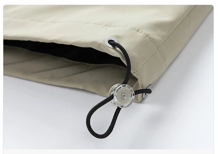 High Neck Two Tone Cargo Bomber Jacket ,  - Streetwear Jacket - Slick Street