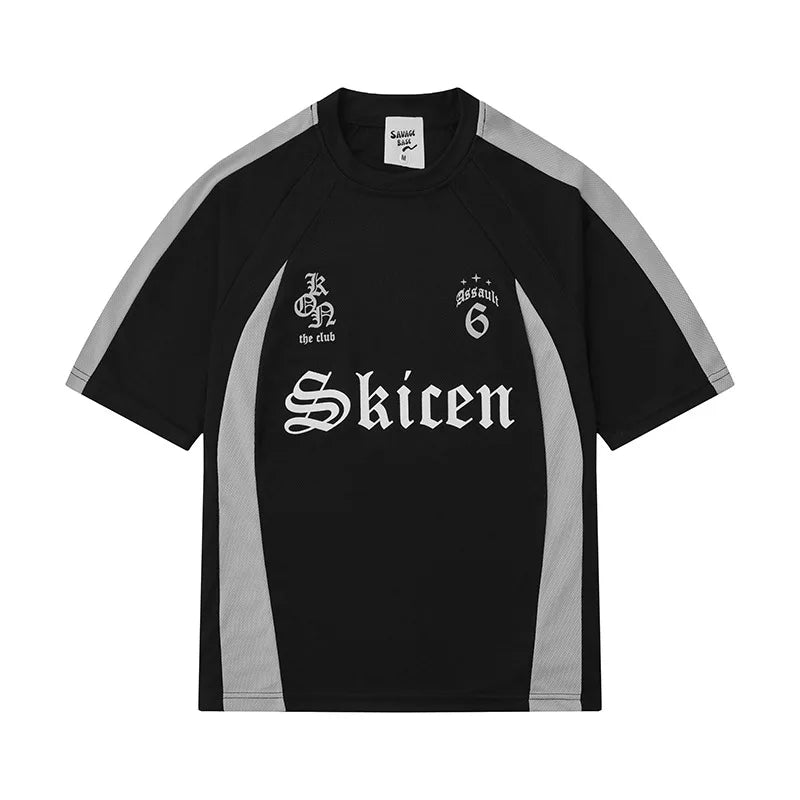 SKICEN The Club Short Sleeve T-Shirt Black, XS - Streetwear T-Shirt - Slick Street