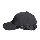 Plain Black Adjustable Cap Black, One Size - Streetwear Cap - Slick Street