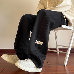 Straight Leg Corduroy Baggy Pant ,  - Streetwear Pants - Slick Street