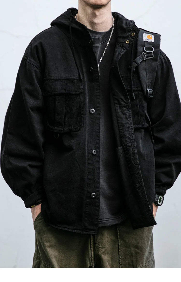 VX1 Hooded Jacket , - Streetwear Jackets - Slick Street