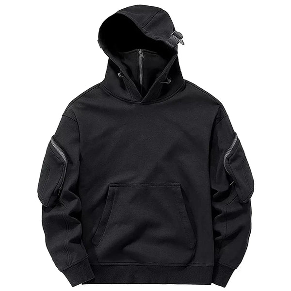Dark Soul High Neck Mask Pullover Hoodie