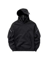 Vortex Utility Hoodie Black, XS - Streetwear Hoodie - Slick Street