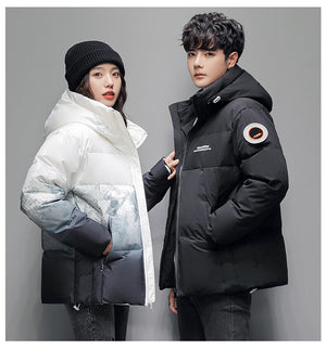 DQ Gradient Puffer Jacket ,  - Streetwear Jacket - Slick Street
