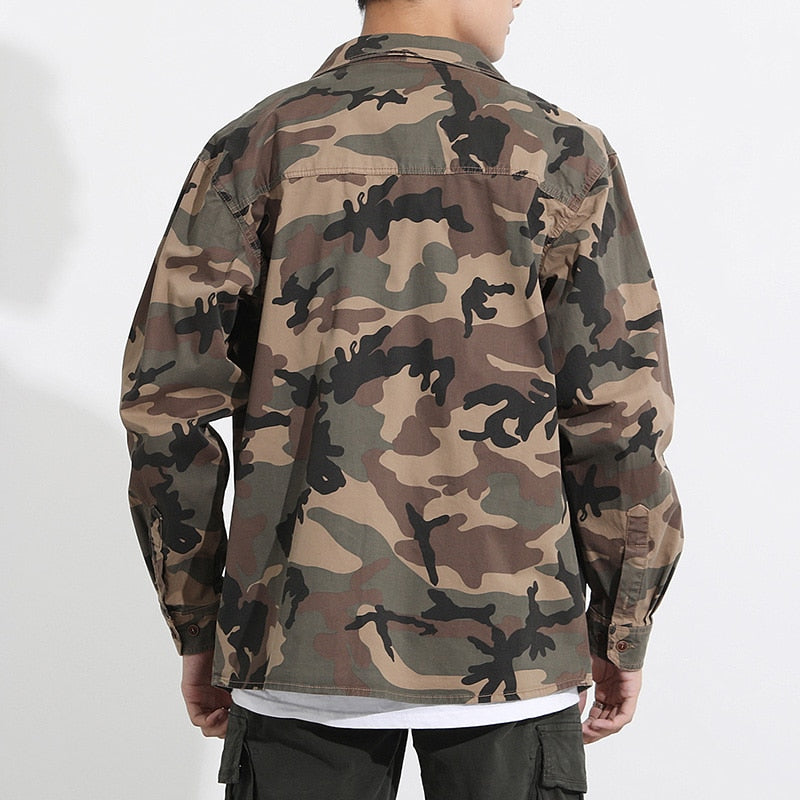 Military VSA Camouflage Shirt ,  - Streetwear Shirt - Slick Street