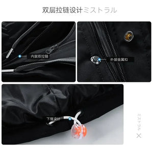 Two Tone Elegant Padded Jacket ,  - Streetwear Jacket - Slick Street