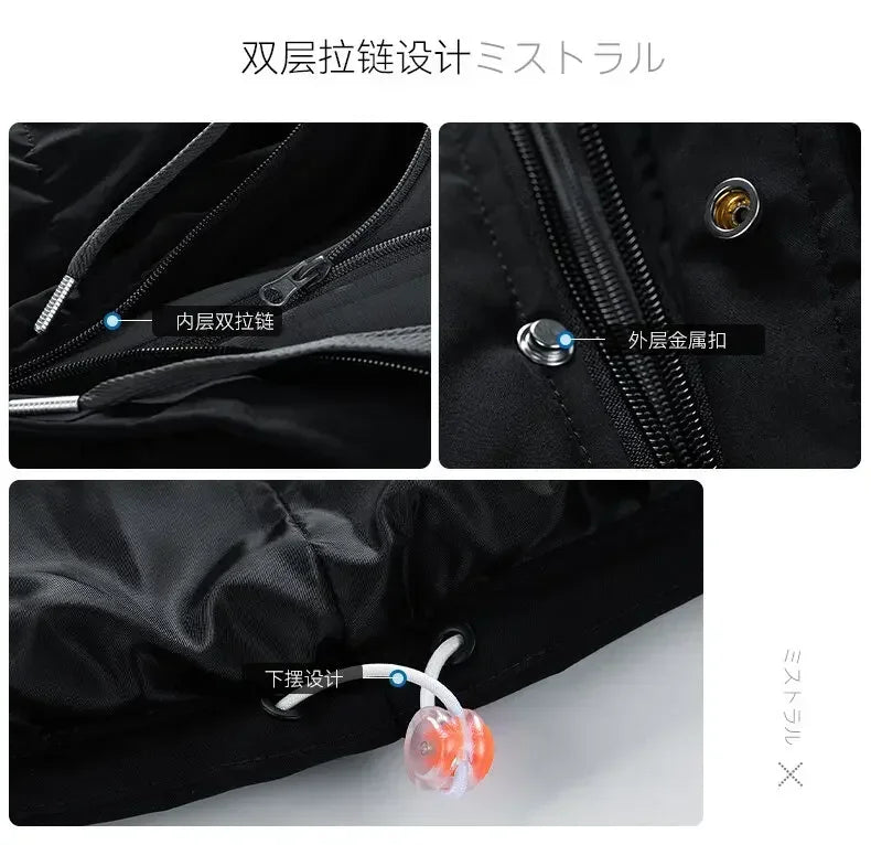 Two Tone Elegant Padded Jacket ,  - Streetwear Jacket - Slick Street