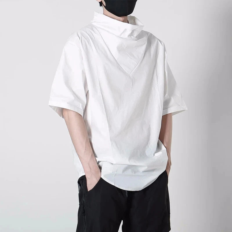 AW1 Techwear Turtleneck Shirt , - Streetwear T-Shirts - Slick Street