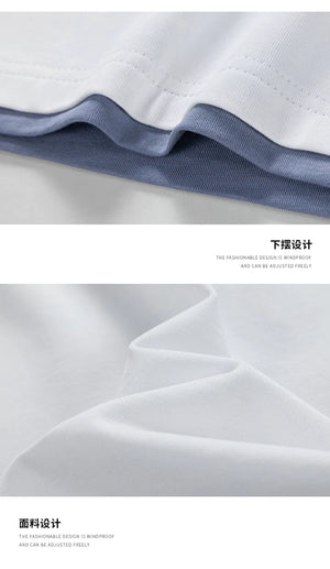 Falling Star Short Sleeves Loose T-Shirt , - Streetwear T-Shirts - Slick Street