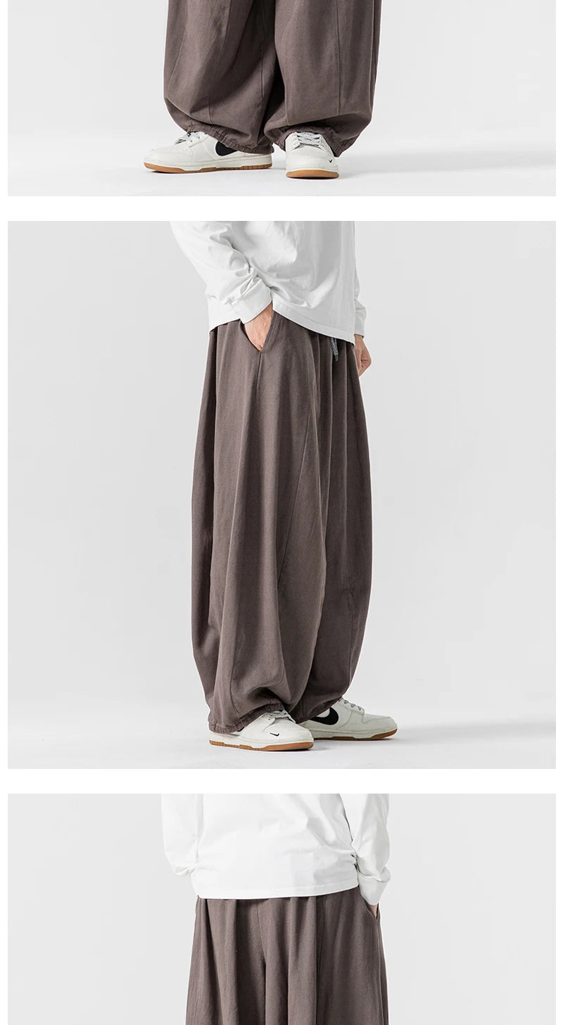 Lantern Loose Style Pants , - Streetwear Pants - Slick Street