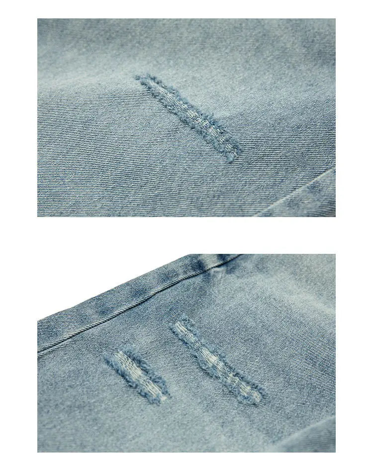 Denim Ripped Coin Pocket Jeans , - Streetwear Jeans - Slick Street