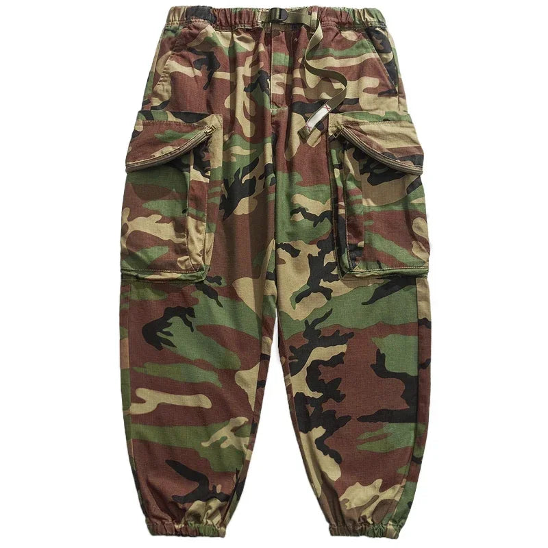 Camouflage MP21 Tactical Cargo Pants Camouflage, XS - Streetwear Pants - Slick Street
