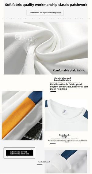Color Block Reglan Long Sleeve Sweatshirt , - Streetwear Sweatshirts - Slick Street