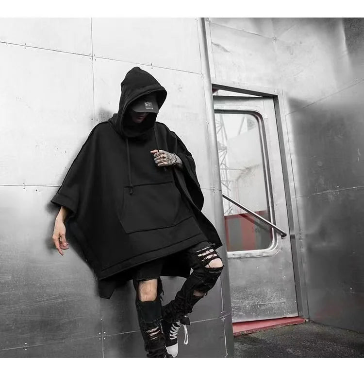 BLVCK Loose Hoodie , - Streetwear Hoodie - Slick Street