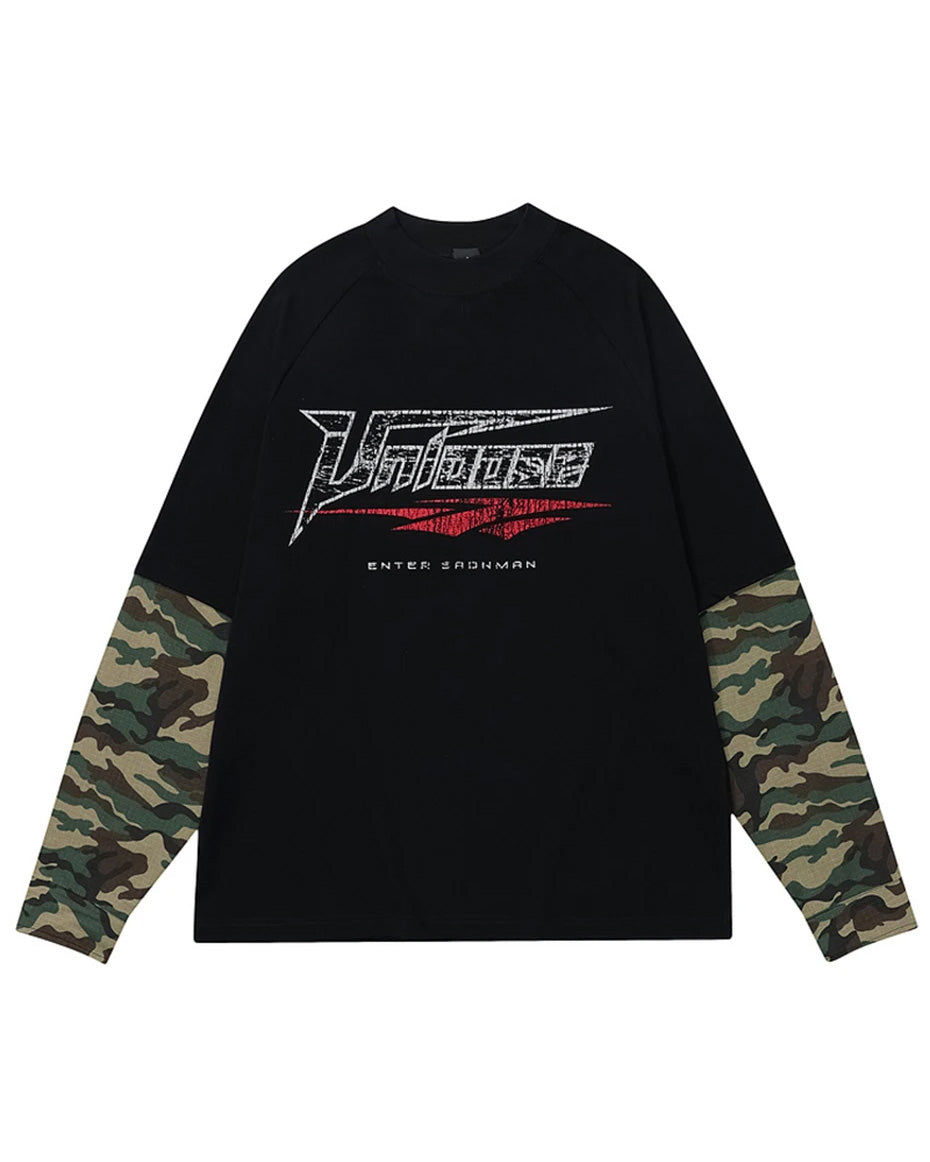 Enter Sandman Long Sleeve T-Shirt , - Streetwear T-Shirt - Slick Street