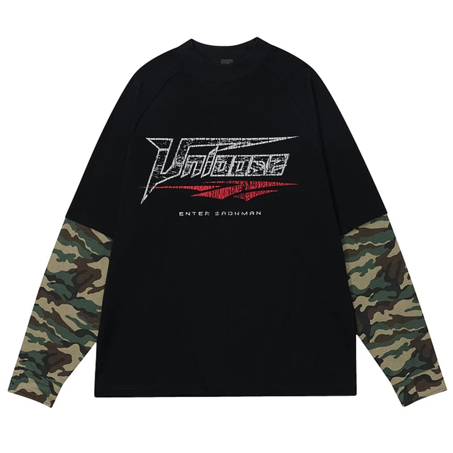 Enter Sandman Long Sleeve T-Shirt Black, S - Streetwear T-Shirt - Slick Street