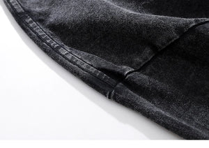 Y2K Black Color Devil Theme T-Shirt , - Streetwear T-Shirts - Slick Street