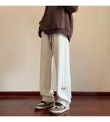 Straight Leg Corduroy Baggy Pant XS, Beige - Streetwear Pants - Slick Street