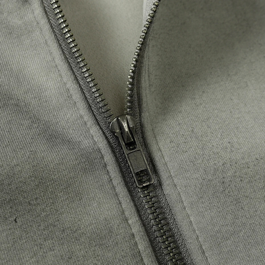 T2 Rivet Zipper Hoodie , - Streetwear Hoodie - Slick Street