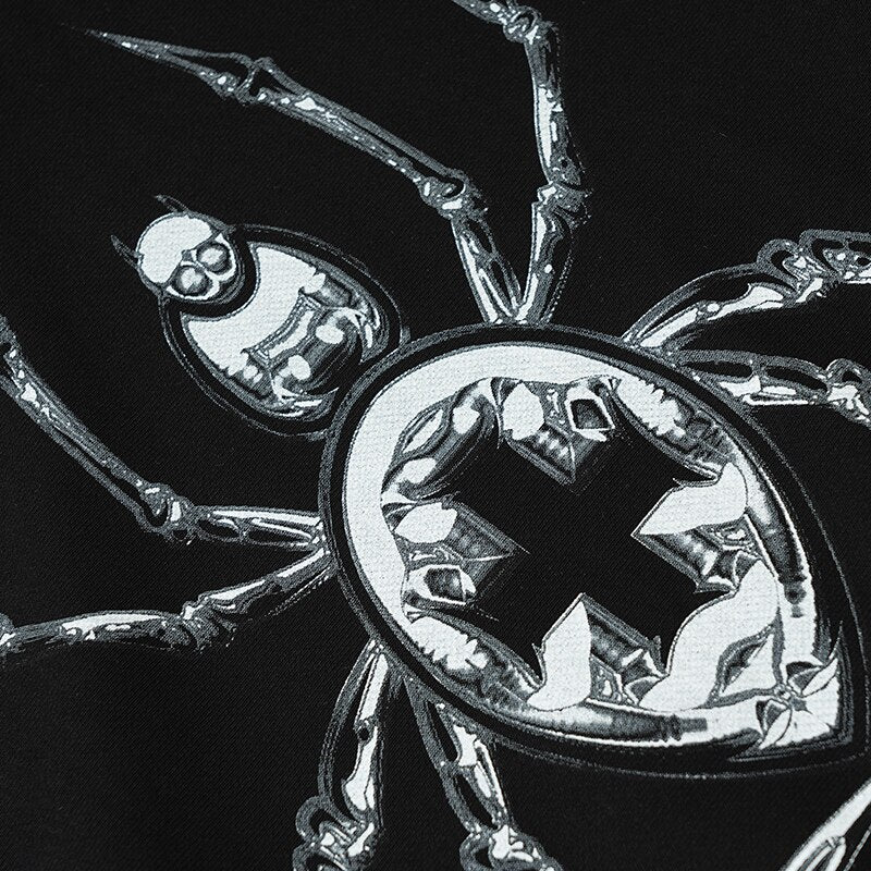 Cross Cellar Spider Graphic Hoodie ,  - Streetwear Hoodie - Slick Street